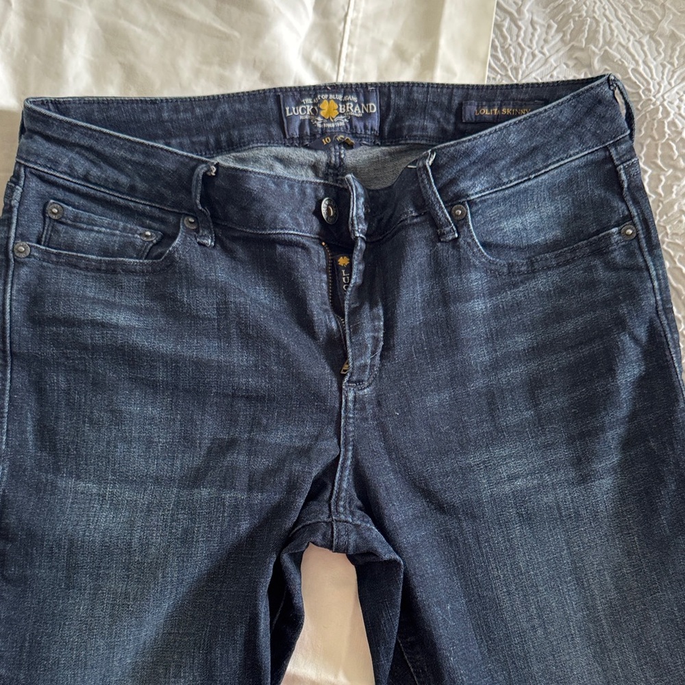 Lucky Brand Women's Dark Blue High Rise Jeans